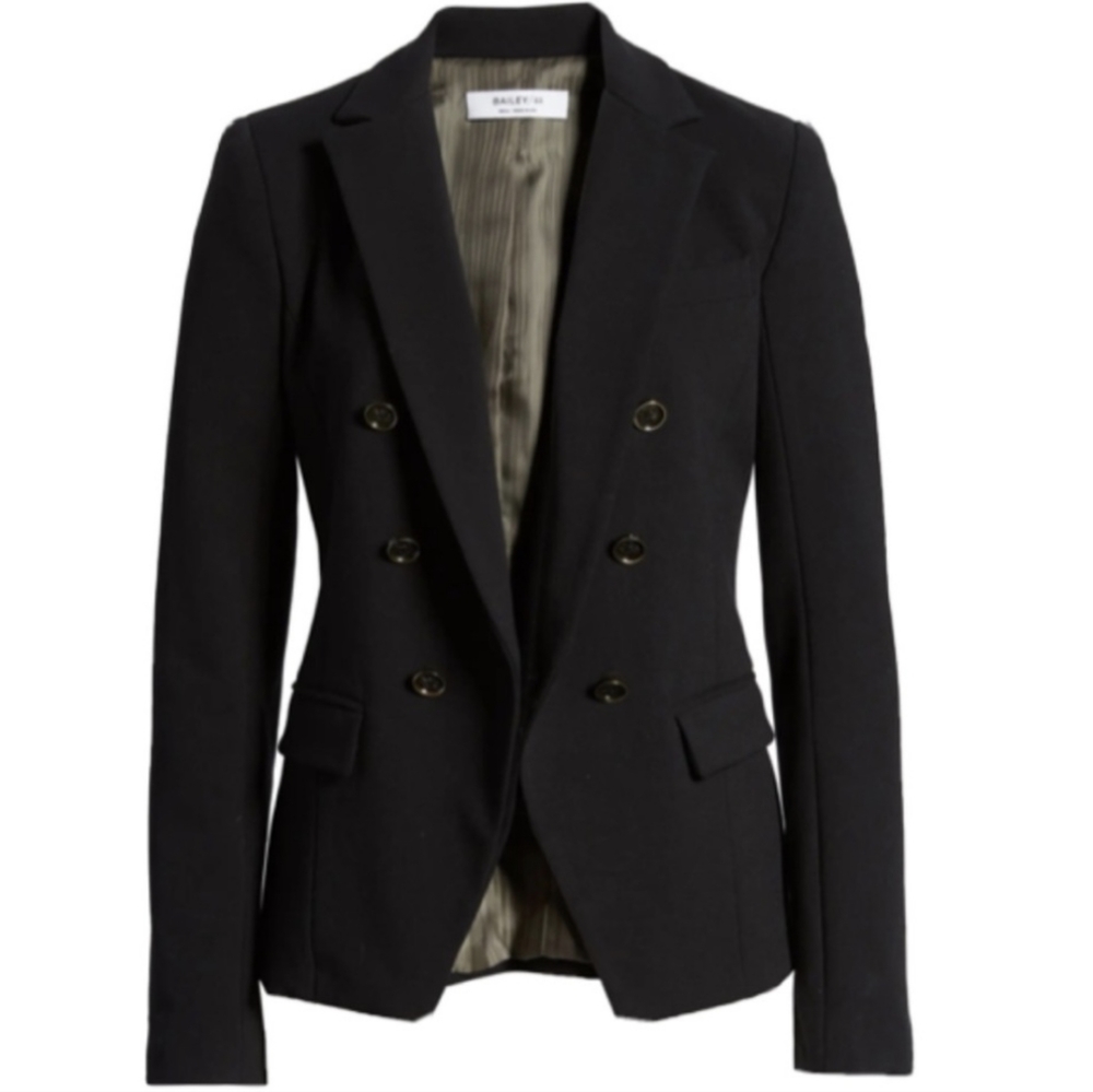 Bailey 44 Effie Double Breasted Black Blazer
